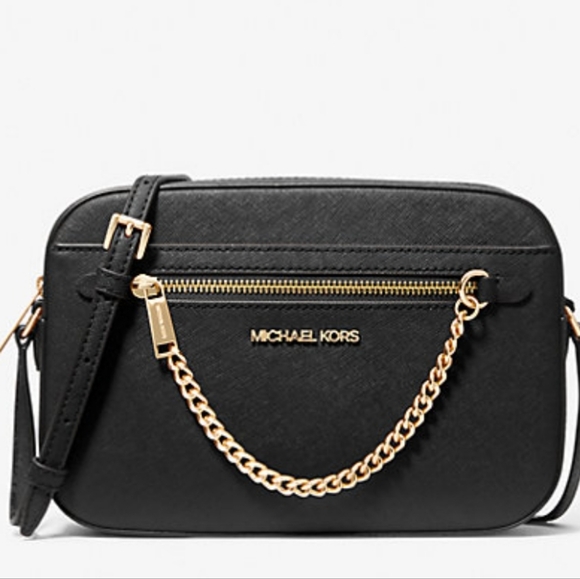 MK Jet Set Stefano Leather Crossbody Bag NWOT Comes With Box - Picture 6 of 7